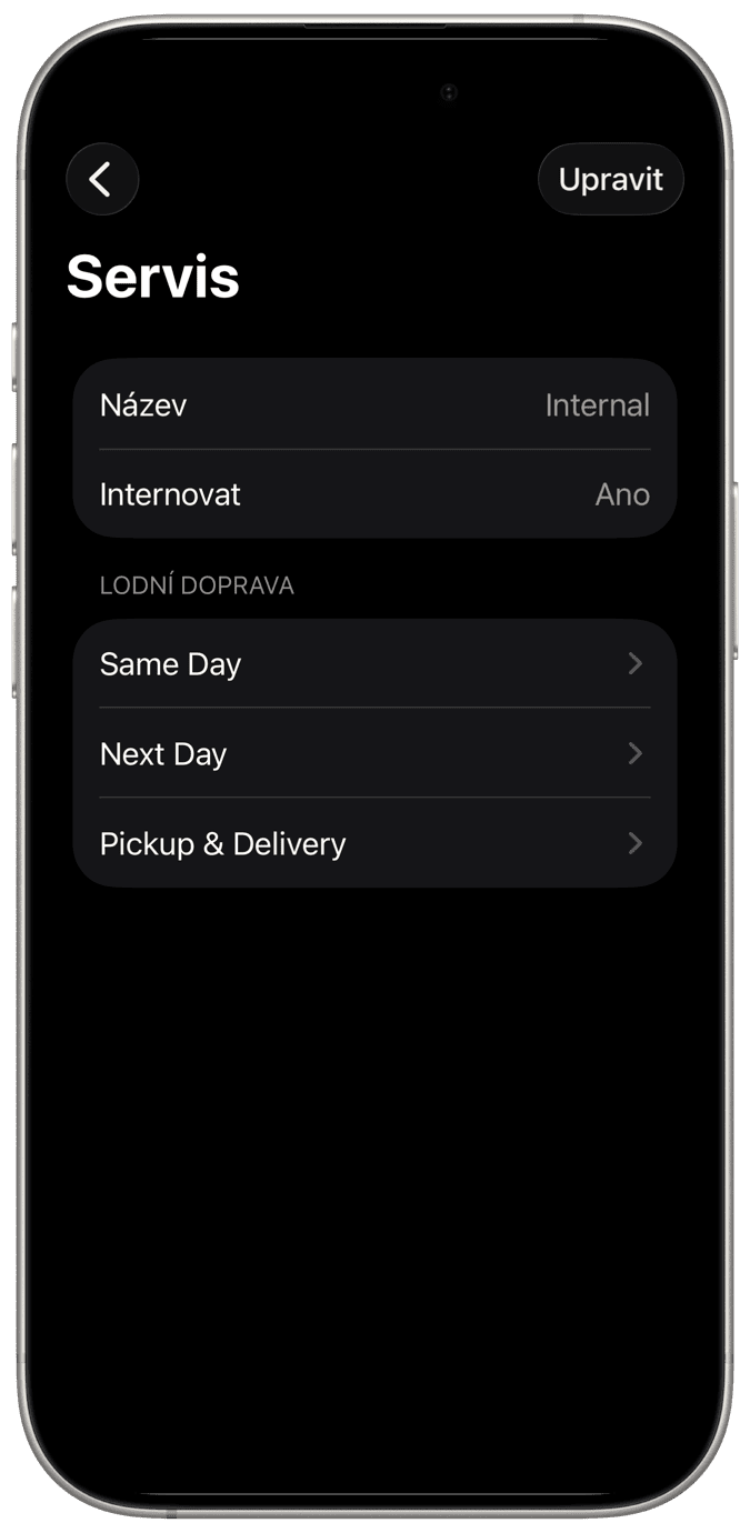 Aplikace pro správu zásilek pro iPhone, iPad a Mac