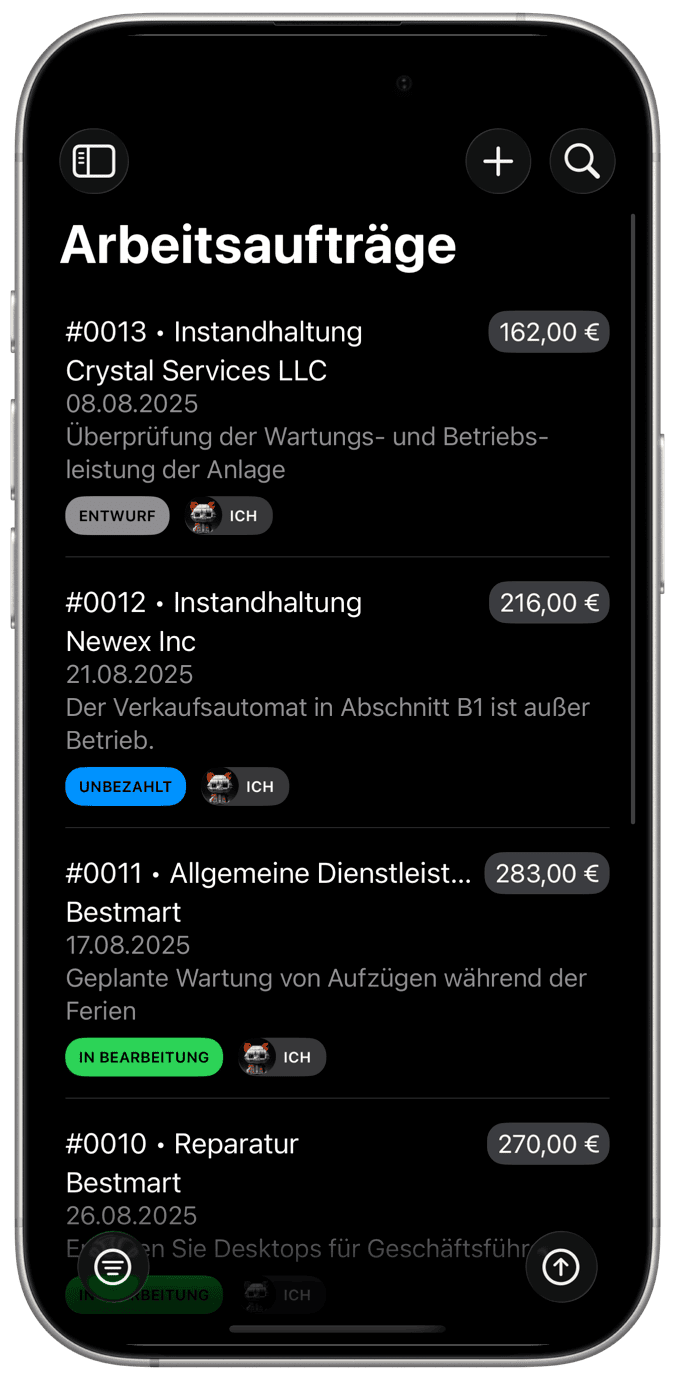 Auftragsmanagement
