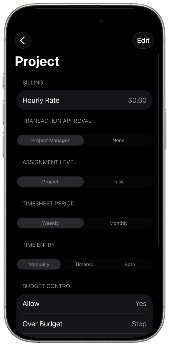 Manage Project