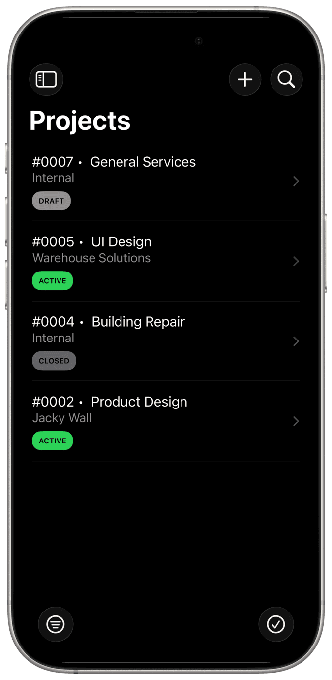 Manage Projects