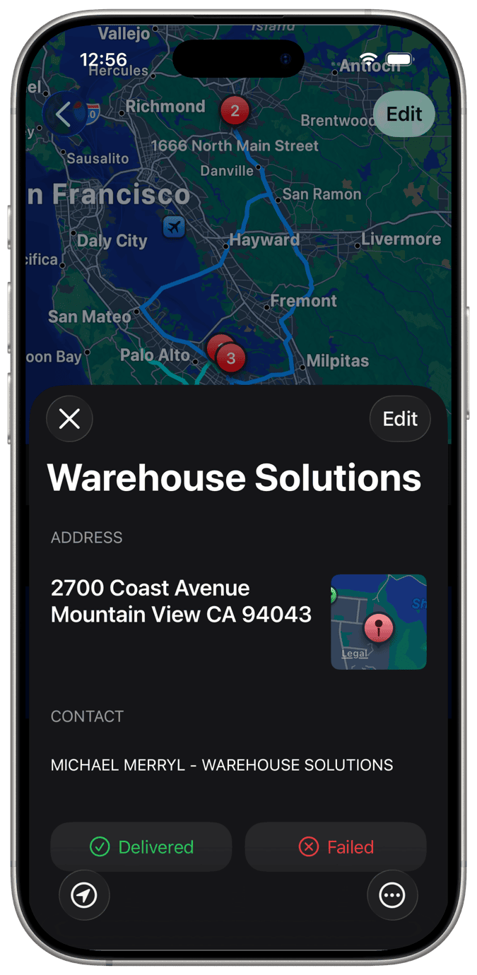 Multi-Stop Route Optimization App