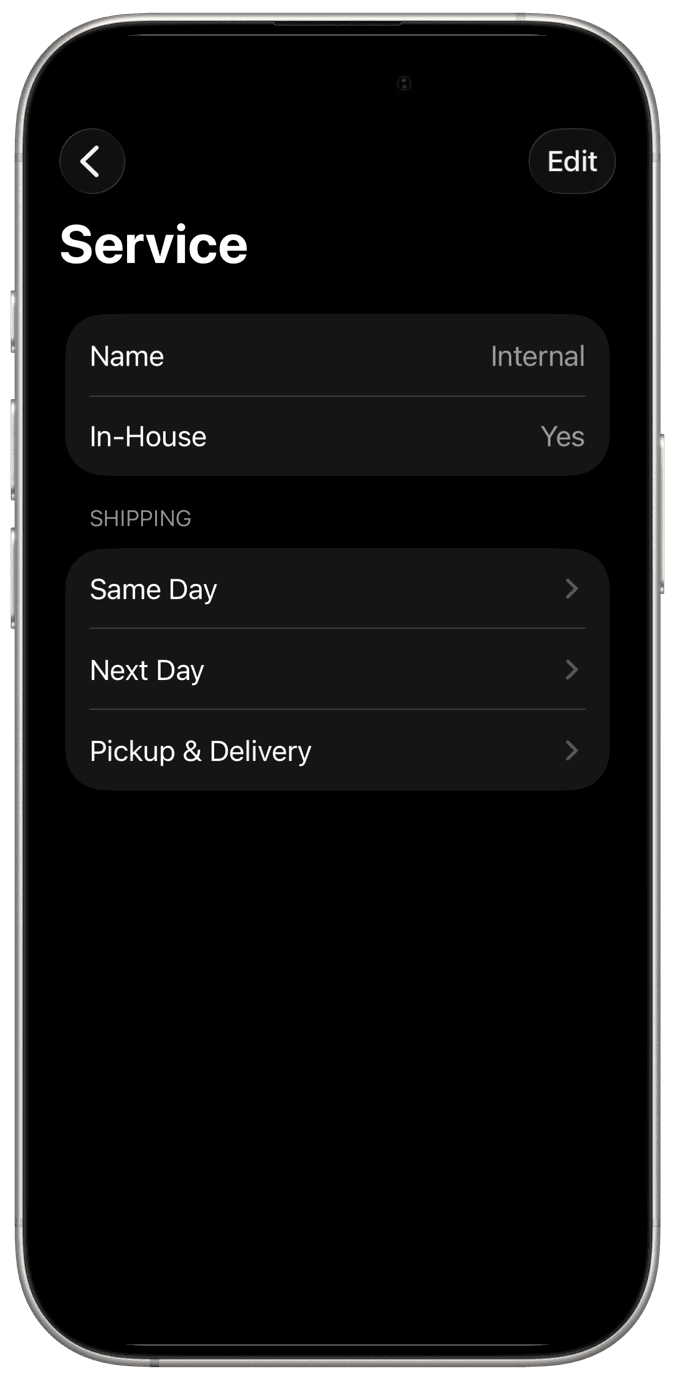 Shipping Management App for iPhone, iPad, and Mac