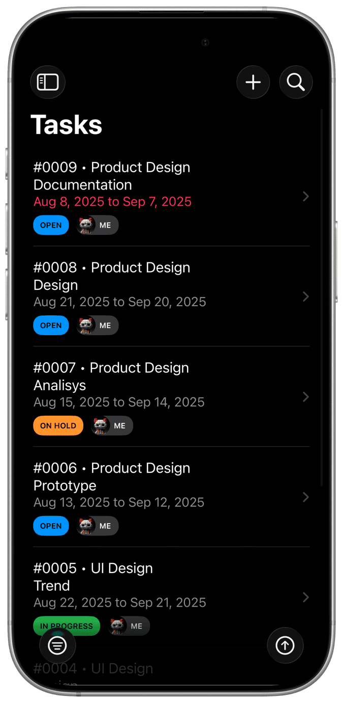 Task Manager Plus on iPhone, iPad, and Mac