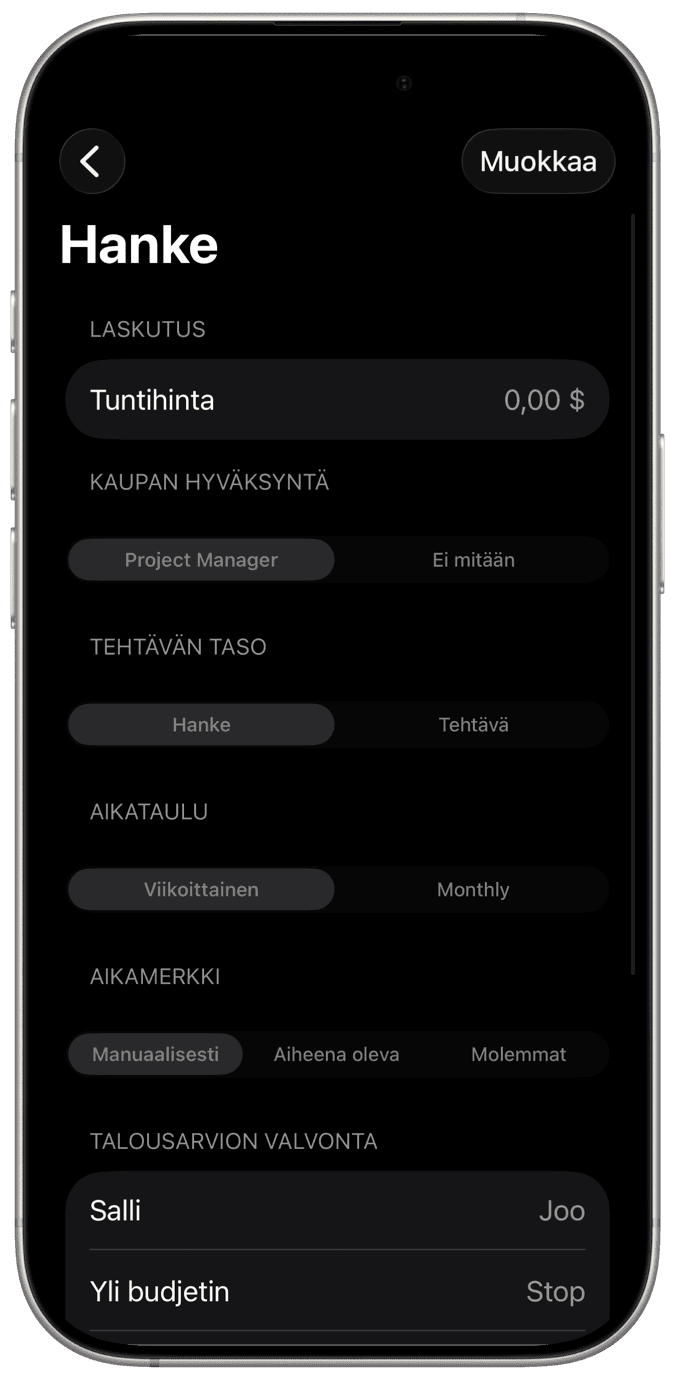 Projektin hallinta
