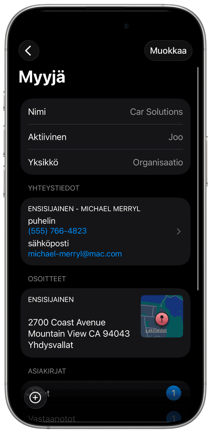 Toimittajan hallinta