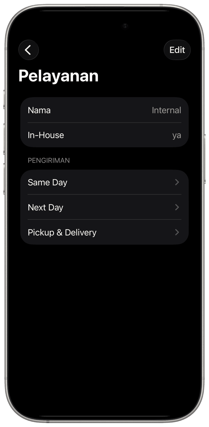Aplikasi Manajemen Pengiriman untuk iPhone, iPad, dan Mac