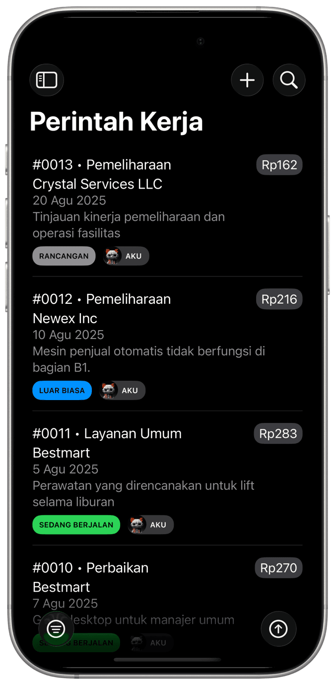 Manajemen Pesanan Kerja