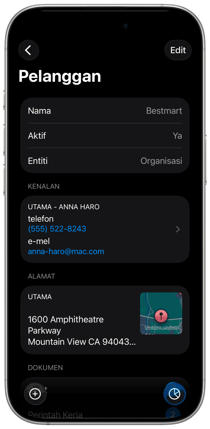 Pengurusan Pelanggan dan Kontrak