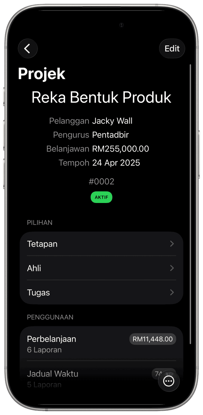 Menguruskan Projek