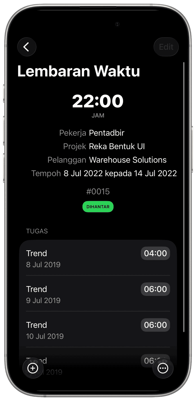 Kemasukan masa dibuat mudah.