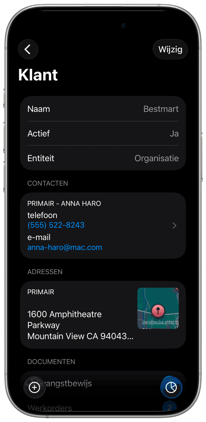 Klanten- en contractbeheer