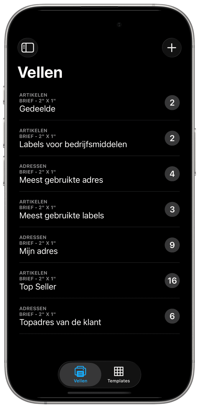 Adreslabels
