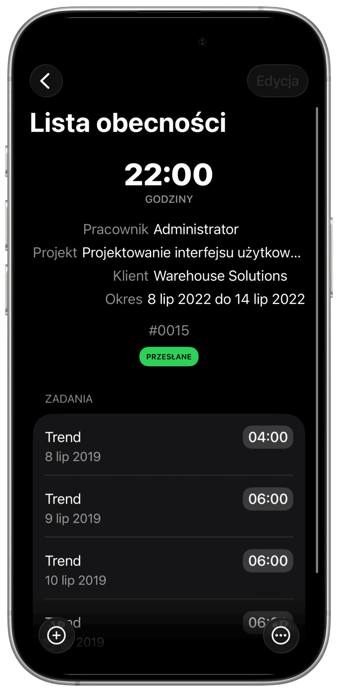 Wprowadzanie czasu stało się proste.