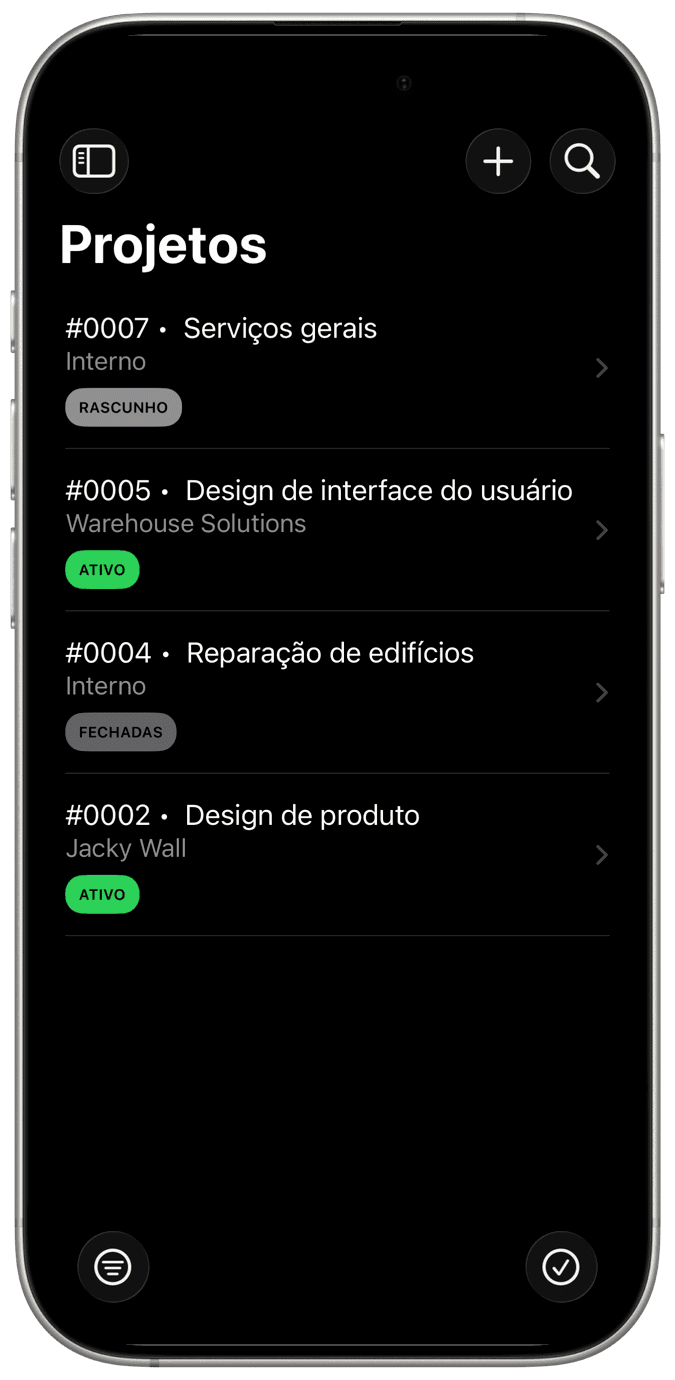 Gerenciar Projetos