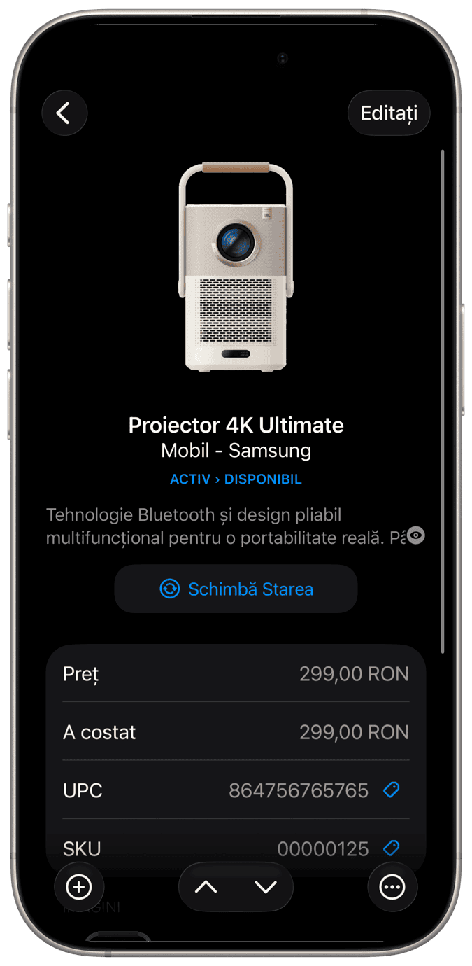 Aplicația de gestionare a activelor pentru afaceri