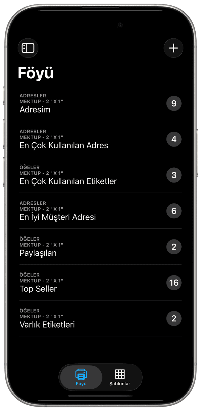 Adres Etiketleri