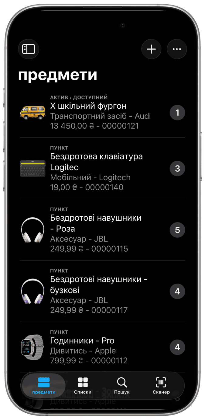 предмети