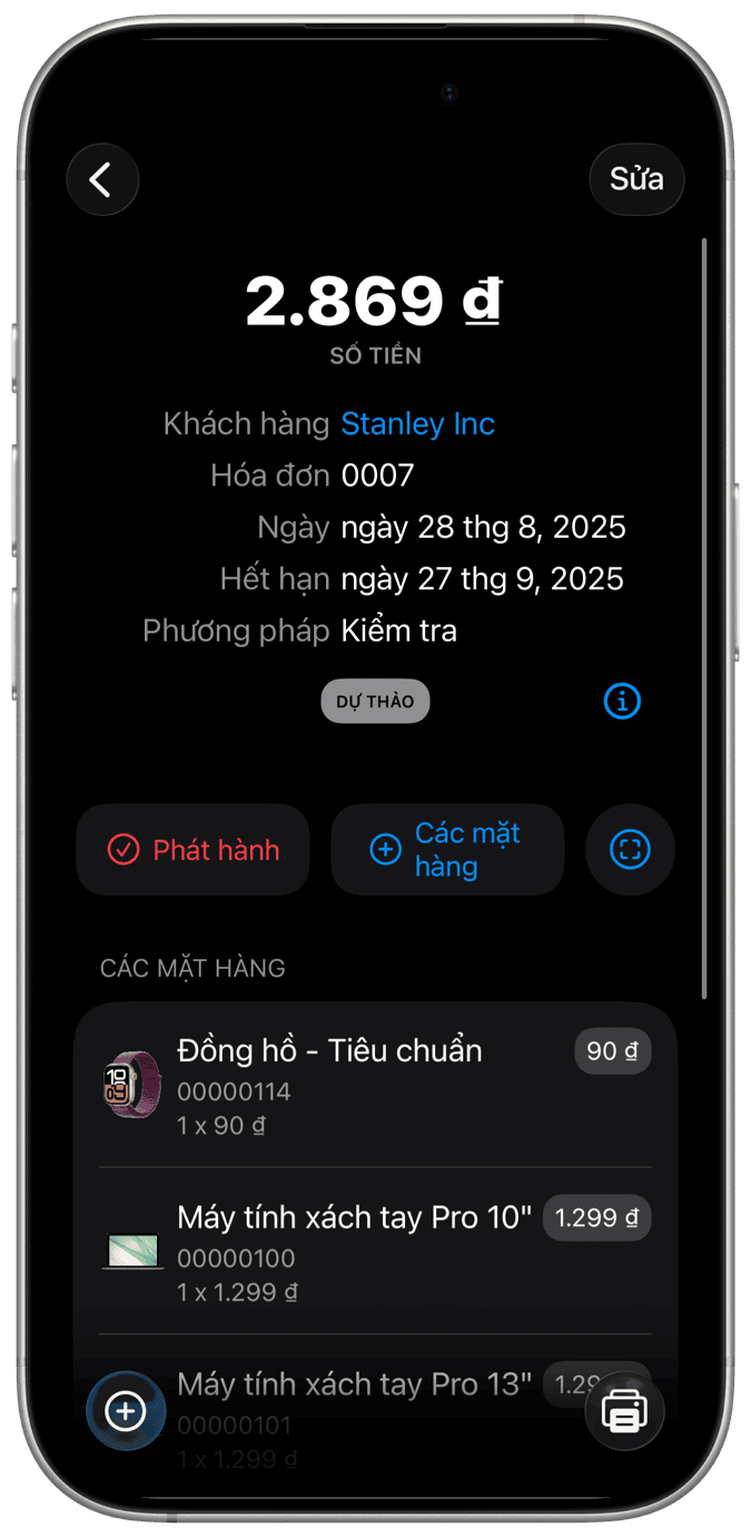 Ứng dụng kinh doanh
