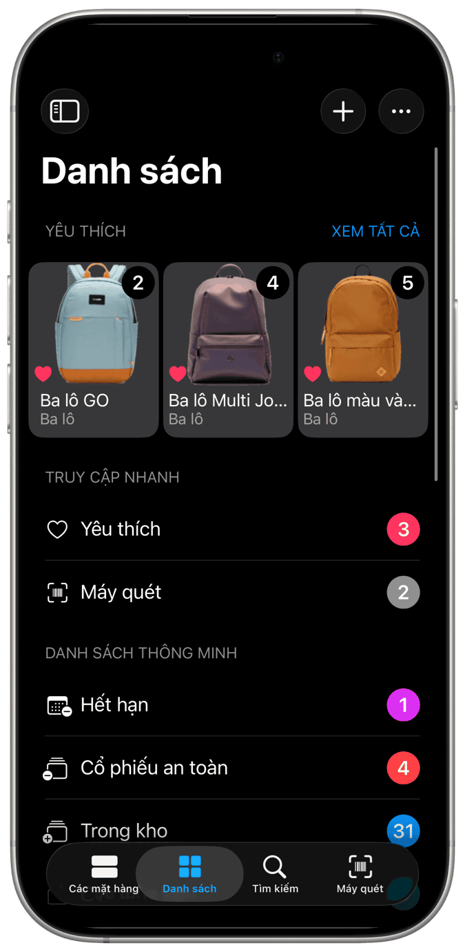 Ứng dụng kinh doanh