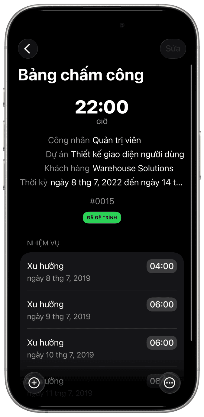 Nhập thời gian trở nên đơn giản.