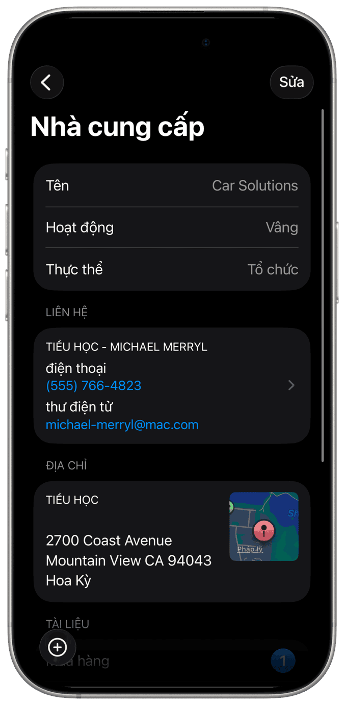 Quản lý nhà cung cấp